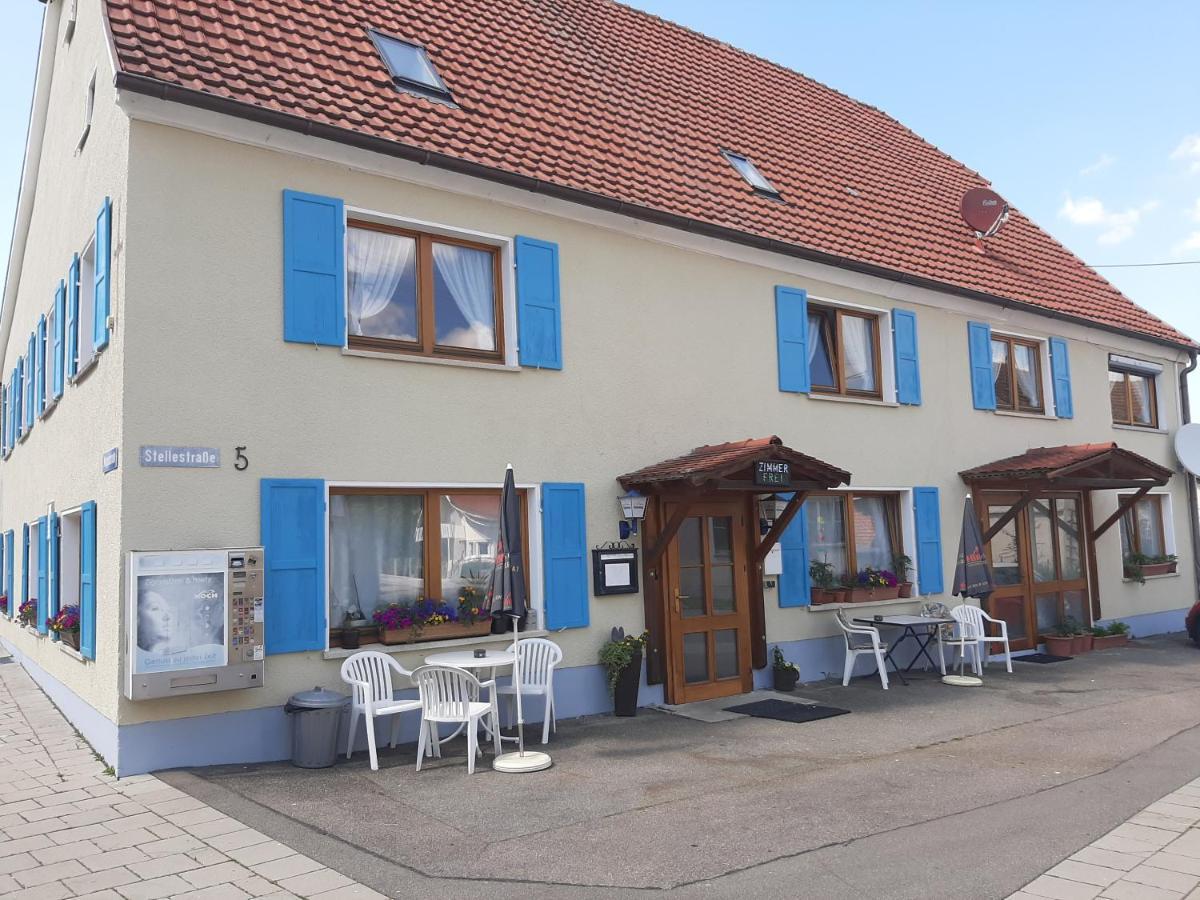 Gaestehaus Pension Waldhorn Weilen unter den Rinnen Dış mekan fotoğraf